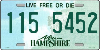 NH license plate 1155452