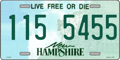 NH license plate 1155455