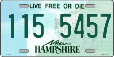 NH license plate 1155457