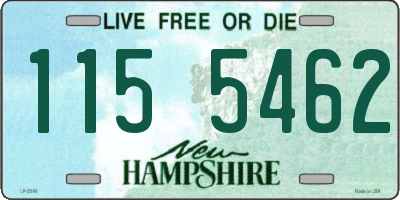 NH license plate 1155462