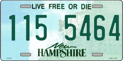 NH license plate 1155464