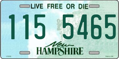NH license plate 1155465