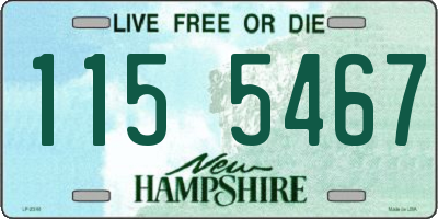 NH license plate 1155467