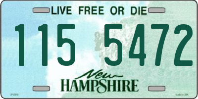 NH license plate 1155472
