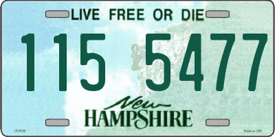 NH license plate 1155477