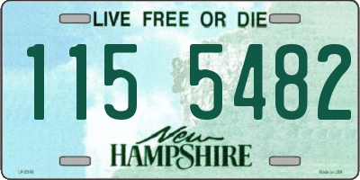 NH license plate 1155482