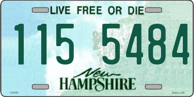 NH license plate 1155484