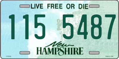 NH license plate 1155487