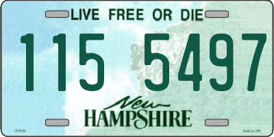 NH license plate 1155497