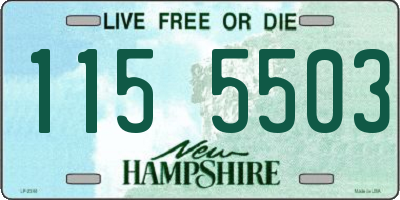 NH license plate 1155503