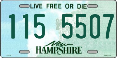 NH license plate 1155507