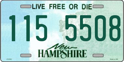 NH license plate 1155508