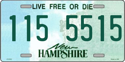 NH license plate 1155515