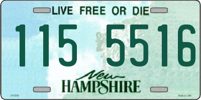 NH license plate 1155516