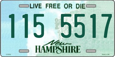 NH license plate 1155517