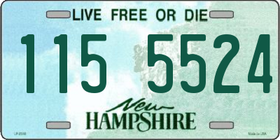 NH license plate 1155524