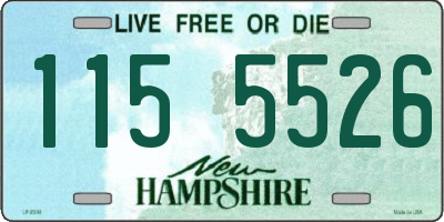 NH license plate 1155526
