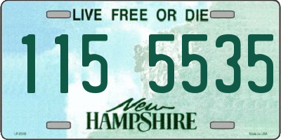 NH license plate 1155535
