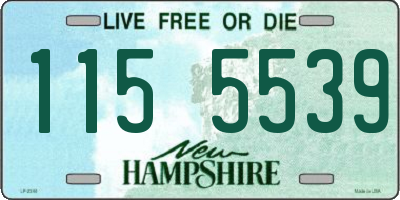 NH license plate 1155539