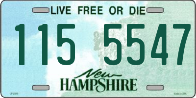 NH license plate 1155547
