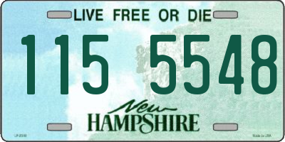 NH license plate 1155548