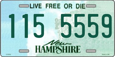 NH license plate 1155559