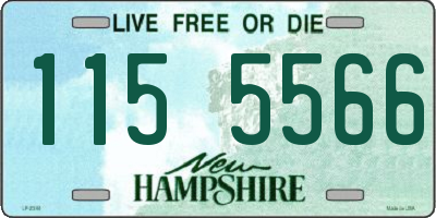 NH license plate 1155566
