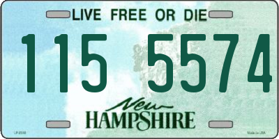 NH license plate 1155574