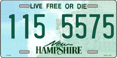 NH license plate 1155575