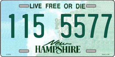 NH license plate 1155577