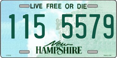 NH license plate 1155579