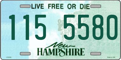 NH license plate 1155580
