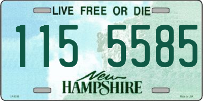 NH license plate 1155585