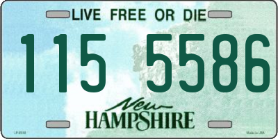 NH license plate 1155586