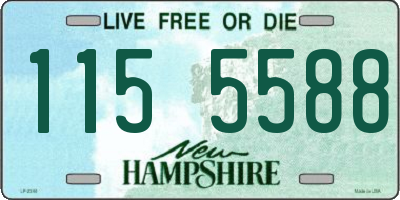 NH license plate 1155588