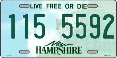 NH license plate 1155592
