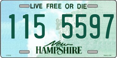NH license plate 1155597