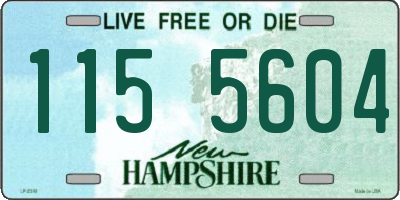 NH license plate 1155604