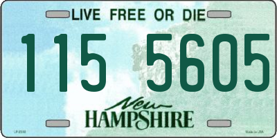 NH license plate 1155605