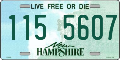 NH license plate 1155607