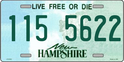 NH license plate 1155622