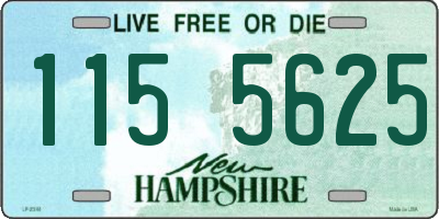 NH license plate 1155625