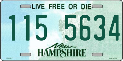 NH license plate 1155634