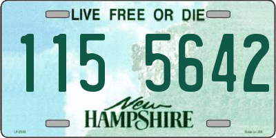 NH license plate 1155642