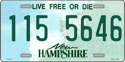 NH license plate 1155646