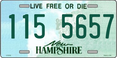 NH license plate 1155657