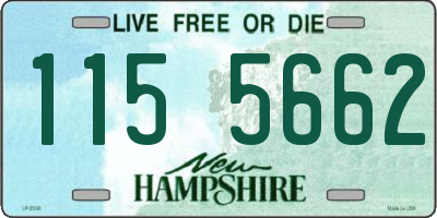 NH license plate 1155662