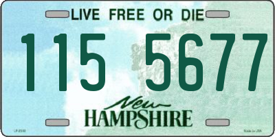 NH license plate 1155677
