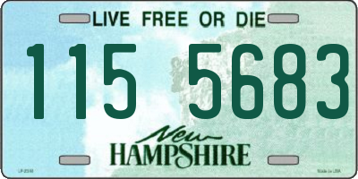 NH license plate 1155683