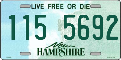 NH license plate 1155692